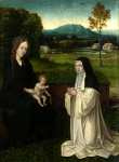Style of Joachim Patinir - The Virgin and Child with a Cistercian Nun